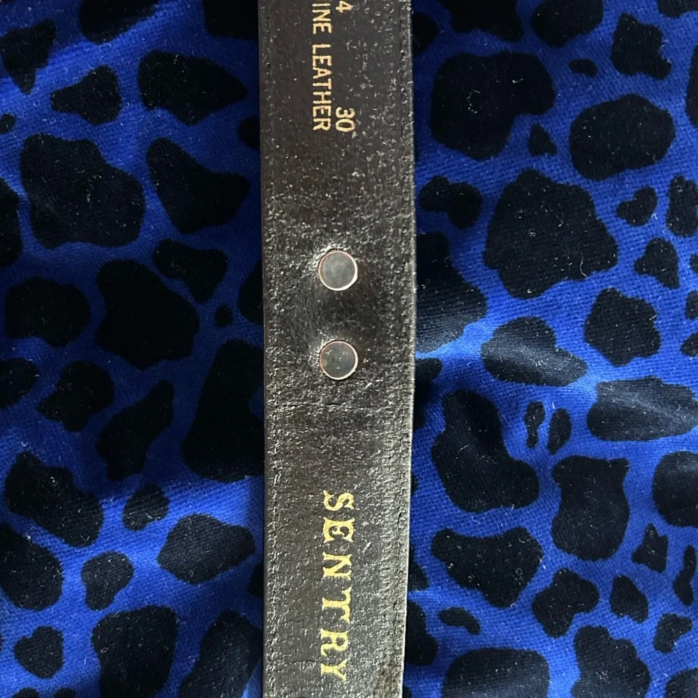 Sentry Black Leather Golf Belt 1996